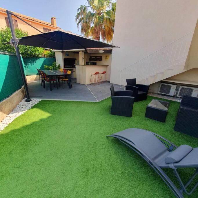 Joli Haut De Villa 3 Chambres Climatise Avec Jacuzzi Marignane Zewnętrze zdjęcie